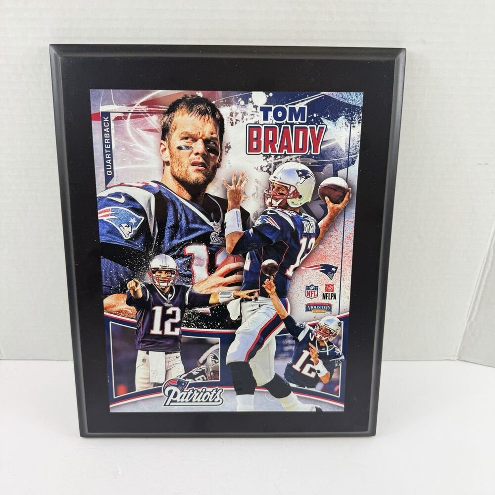 Tom Brady Unsigned Framed 8x10 Photo Photofile NFL New England Patriots